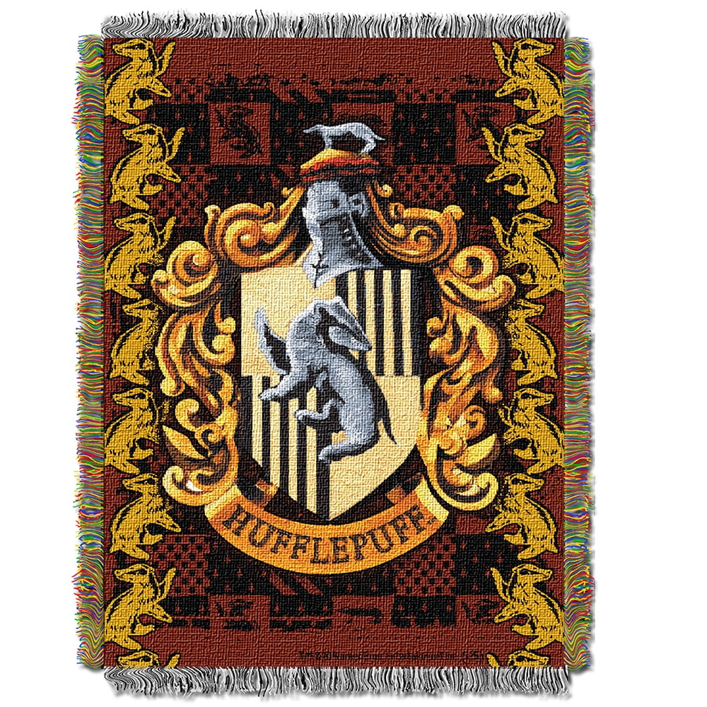 New Ravenclaw Harry Potter House Shield Crest Woven Throw Blanket Gift Afghan 