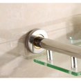 thumbnail image 3 of Aluminum Bathroom Glass Shelves Tempered Glass Rectangular 1 Ply Extra Thick Silver Sand Spray Wall Mount, 3 of 4