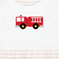 thumbnail image 4 of Inktastic Fire Truck Childs Fireman Girls Baby Dress, 4 of 5