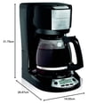 thumbnail image 2 of Hamilton Beach 49615 Cafetera Programable,12 Tazas, Negra, Mod. 49615-NEGRO, 2 of 5