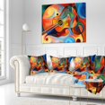 thumbnail image 3 of Musique et Rythme - Oreiller Abstrait - 16x16, 3 of 5