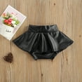 thumbnail image 3 of Xingqing Toddler Infant Baby Girls Kids Culottes Solid Color Ruffled High Waist Pantskirt Short Pants, 3 of 8