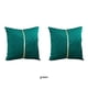 thumbnail image 5 of Advancent 2 unids/set añade elegancia al espacio habitable con funda de almohada decorativa con rayas doradas y cremalleras ocultas Decoración del hogar verde, 5 of 6