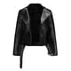 thumbnail image 5 of Puntoco - Chaqueta cálida de manga larga para mujer, parkas de invierno delgadas, abrigos sin capucha de piel sintética Puntoco Puntoco-2759, 5 of 9