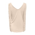 thumbnail image 4 of XIAOCHA Womens Bow Tie Shoulder Tank Top Sleeveless V Neck Pullover Top Soft Sweet Casual Tops, 4 of 5