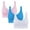 Pink, variant on yillto 3 Pack Womens Plus Size Seamless Bra Comfortable Yoga Workout Sports Bralettes S-4XL
