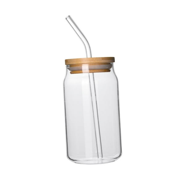 Rongfmy Unique Transparent Bubble Tea Cup Glassware Glass Water Cup for Party 380ml