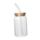 thumbnail image 2 of Vasos de burbujas,Taza con tapa y taza de café de vidrio con ,Taza de café de coque de vidrio con para el hogar,Vasos transparentes reutilizables para beber,Té de burbujas Taza, 2 of 8