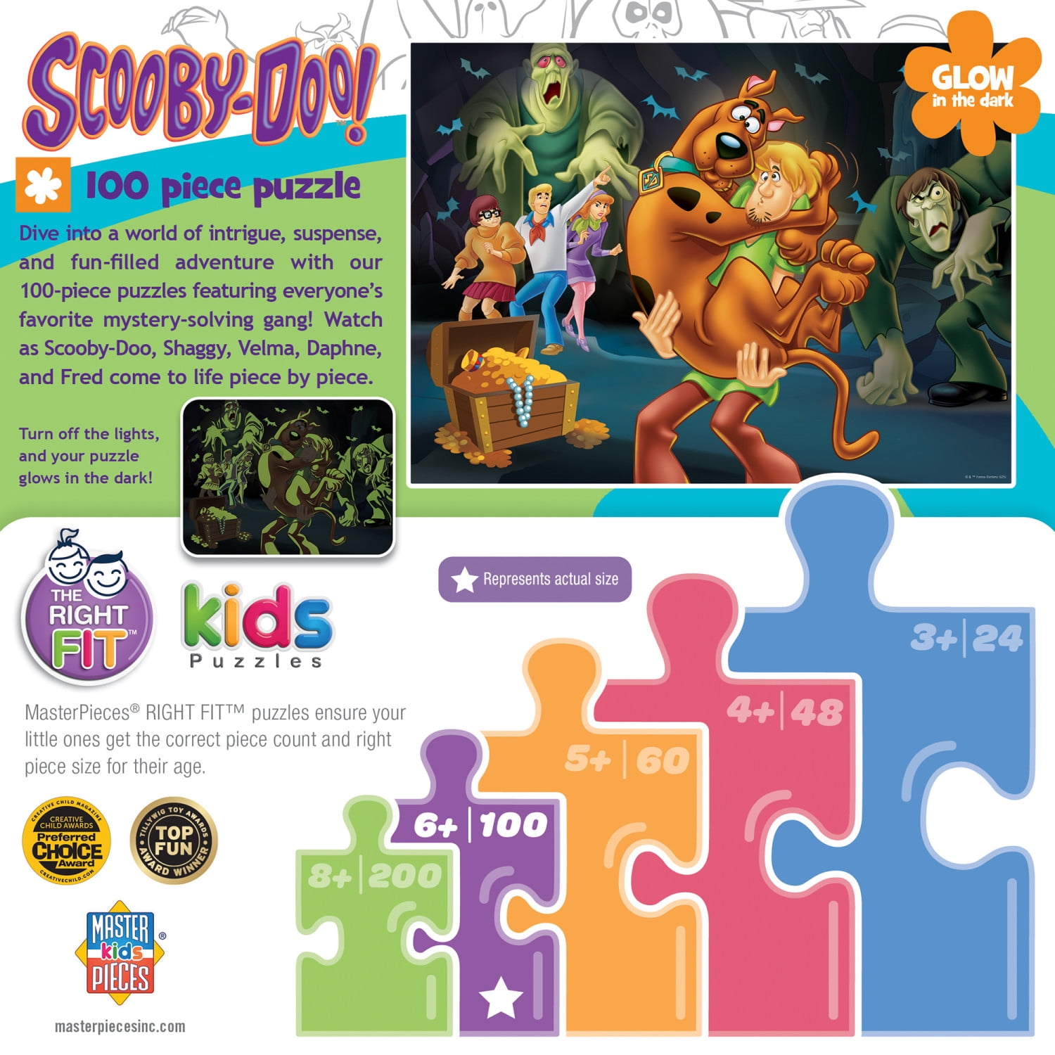 MasterPieces Scooby-Doo - Zoinks! 100 Piece Jigsaw Puzzle