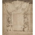 thumbnail image 2 of Thomas Stothard 15x17 Black Ornate Wood Framed Double Matted Museum Art Print Titled - Design for a Memorial for Sir William Myers (1811), 2 of 5