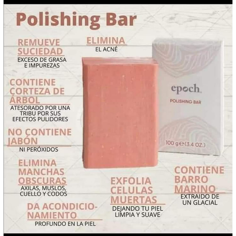 NUSKIN POLISHING BAR EPOCH BARRA EXFOLIANTE Y ACLARADORA... ORIGINAL