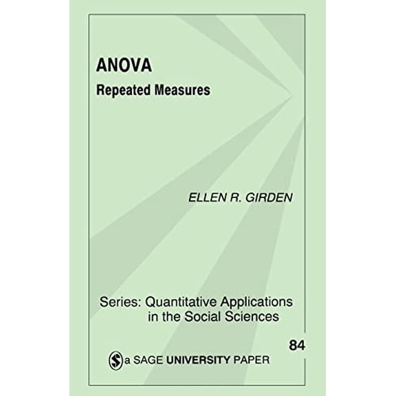 Pre-Owned Anova: Repeated Measures (Paperback) 0803942575 9780803942578