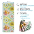 thumbnail image 2 of Pioneer Flower Floral Print Pattern Hot Yoga Mat Towel Non Slip for Hot Yoga - Quick-Drying Yoga Mat Cover with 4 Corner Pockets with Travel Bag - Hot Yoga Towel Non Slip 74"x26", 2 of 6