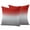 Gray Red, variant on Burnt Orange Gray Ombre Outdoor Pillow Covers 16x16 Set of 2,Waterproof Patio Throw Pillowcase Protectors,Modern Gradient Abstract Art Decorative Pillow Shams Cushion Covers for Seat Bed Couch Sofa