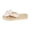 Beige2, variant on Women’s 3D Flower Slide Sandals, Toe Ring Platform Flip Flops, Summer Beach Casual Comfort Slippers EVA 40