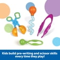 thumbnail image 3 of Learning Resources Helping Hands Fine Motor Tools Classroom Set,24 Pieces, Ages 3+, fine motor skills, teacher resources for classroom, sensory toys for toddlers, Scoopers and Tweezers toys, 3 of 5