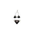 thumbnail image 1 of Red Carter Womens Triangle brocade 2 Piece Bikini, Black, X-Small, 1 of 1