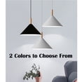 thumbnail image 2 of Simple wood metal iron pendant lighting for kitchen island minimalism vintage industrial hanging light fixture adjustable pendant lamp Nordic ceiling pendant light for dining room table, 2 of 7