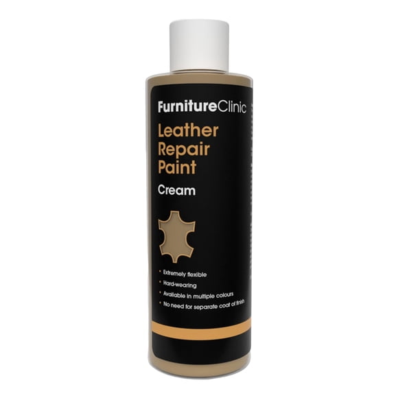 Pintura reparadora de cuero Furniture Clinic, 250 ml, crema 2 en 1