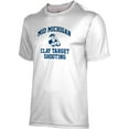 Men's ProSphere White Mid Michigan College Clay Target Shooting TShirt
