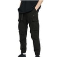 thumbnail image 6 of Otvok Mens Side Pockets Small Feet Tight Fitting Pants Full Length Pants, 6 of 6
