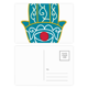 thumbnail image 1 of Egipto Arte mano ojo rojo patron patron Set cumpleaños gracias tarjeta postal correo lado 20pcs, 1 of 3