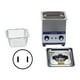 thumbnail image 1 of Limpiador ultrasónico de 2L, Mini lavadora de limpieza de joyas dentales, JP-010, 40000Hz, enchufe estadounidense de 110V, 1 of 10