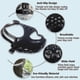thumbnail image 2 of Short Snout Dog Muzzle,soft Silicone Adjustable Breathable Bulldog Muzzle For French Bulldog Shih Tzu And Pug For Biting Chewing Training, 2 of 4