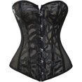 thumbnail image 1 of Women Bustiers Corsets Multi-Style Overbust Waist Cinching Plus Costume Tops for Christmas, 1 of 7