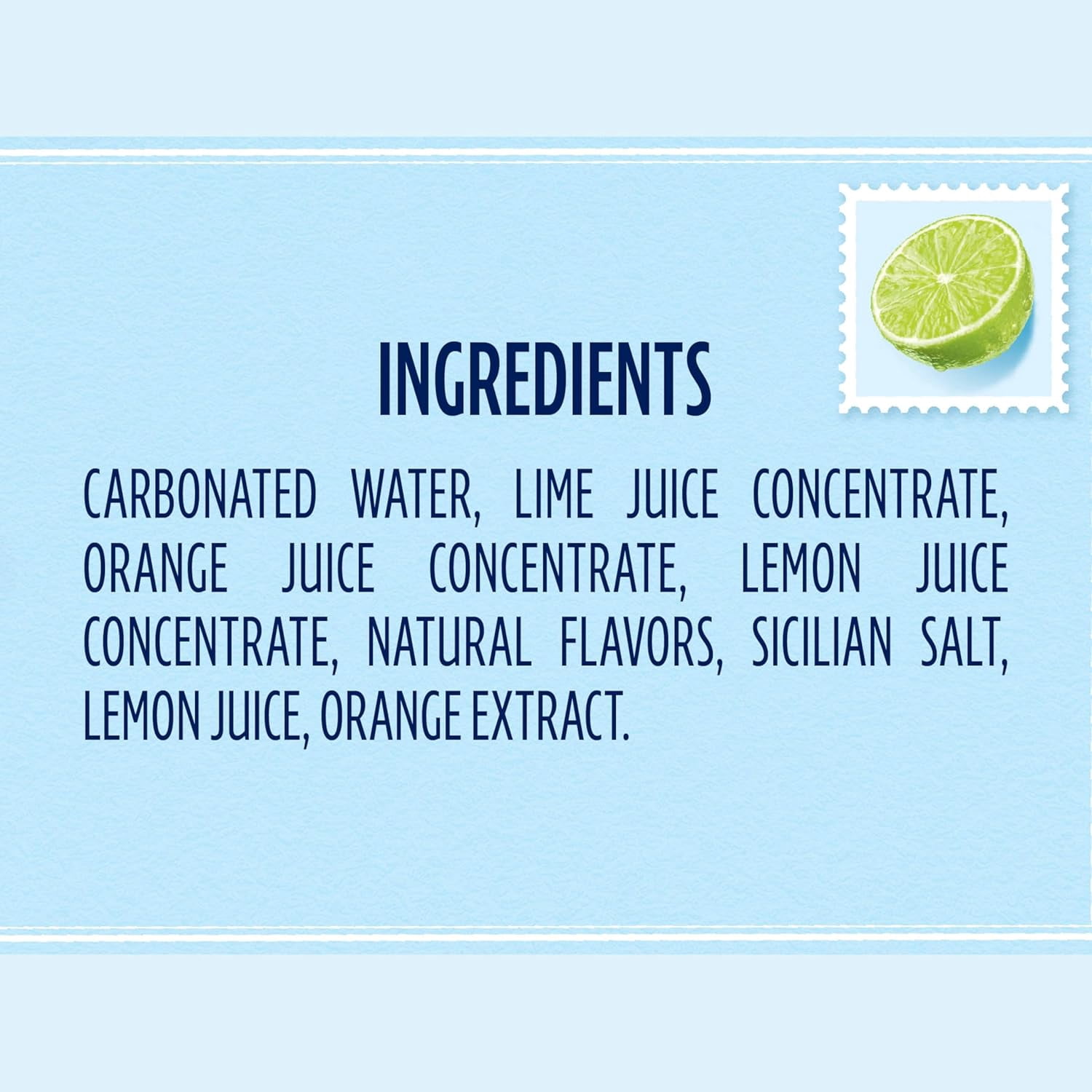 (Pack Of 4) San Pellegrino Water Sparkling Ciao Lime 6 Pack 66.9 Fo