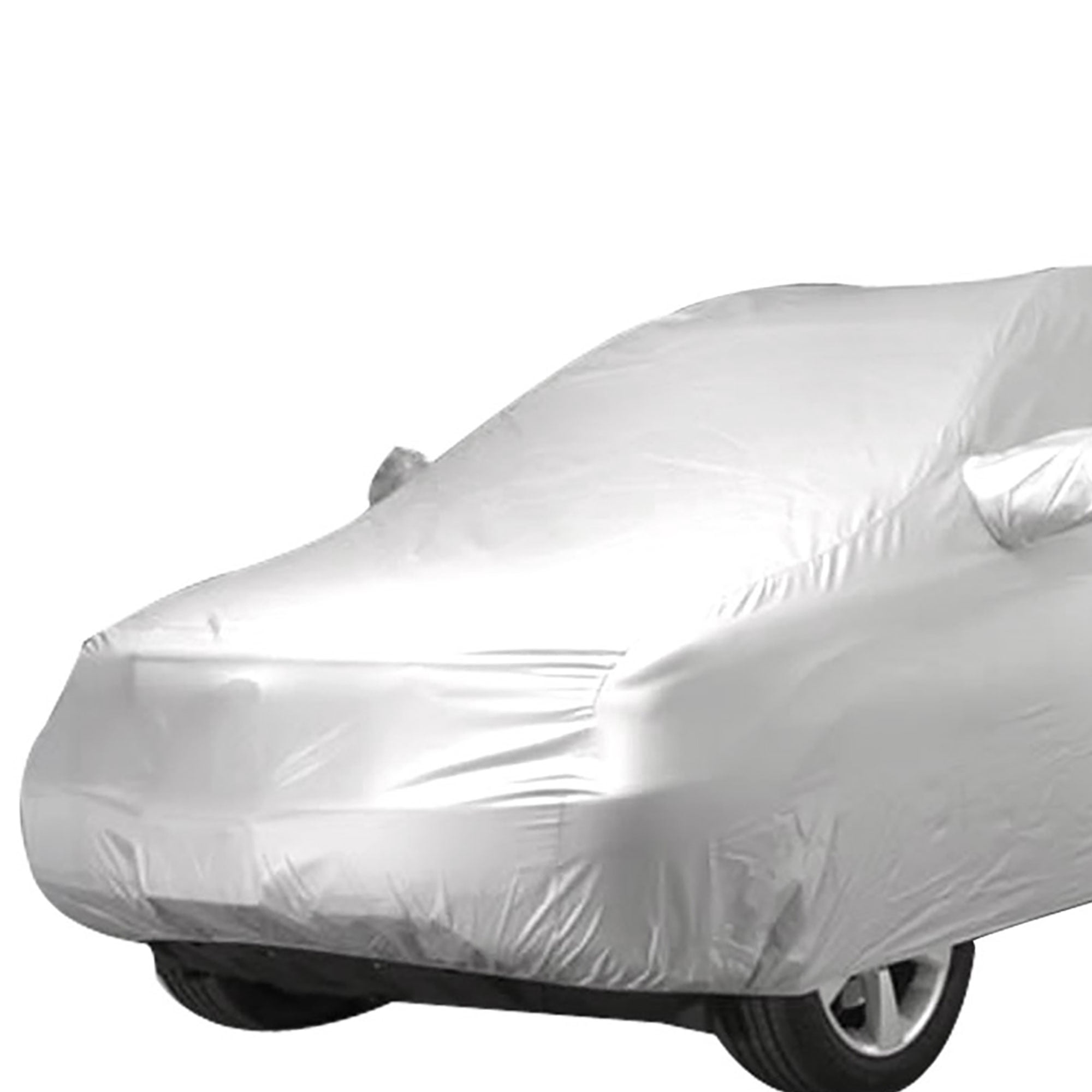 Unique Bargains XL Full Car Cover Protection Silver Tone