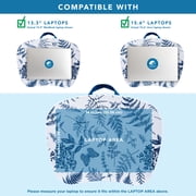 LAPGEAR MyStyle Portable Lap Desk, Fits up to 15.6 Laptop, Blue Garden