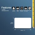thumbnail image 2 of shiyou-- Shipping/Name Badge Labels Replacement for Brother DK-1202 (2.4 in x 3.9 in), Compatible with Brother QL Label Printers [1 Rolls/300 Labels, Pink], 2 of 4