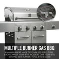 thumbnail image 3 of Kenmore - 4 Burner Gas Grill Plus Searing Side Burner - All Stainless Steel, 3 of 8