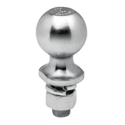 Packaged 2" x 3/4" x 1 1/2" 3500 lb Chrome Ball Replacement Auto Part, Easy to Install