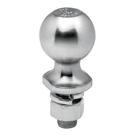 Packaged 2" x 3/4" x 1 1/2" 3500 lb Chrome Ball Replacement Auto Part, Easy to Install