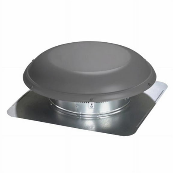 Air Vent 97691 Round Static Roof Vent, Weatherwood, 144 Sq. In. - Quantity 1