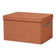 thumbnail image 2 of Dusknt Wicker Storage Bins with Lid New Year Special! Clothes Quilt Storage Box Thickened Pp Board Folding Storage Box with Lid Trouser Storage Magical Appliance Household and Dormitory Storage, 2 of 7