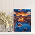 thumbnail image 2 of Qisvanset 12x16 Inch Southwest Sunset Sunrise Canvas Wall Art, Nature Panoramic Art Ready To Hang Home Decor, 2 of 8