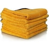 Chemical Guys MIC_ Professional Grade Premium Microfiber Towel, Gold (16 in. x 24 in.) (Pack of 6) 24"x16" 6 pack Towel