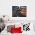 thumbnail image 4 of Naloa Cyberpunk Skull American Flag Print Canvas Bathroom Wall Art,Bathroom Wall Art Decoration, Canvas Poster Prints,Decorative Paintings for Living Room, Bathroom, Kids Room, 4 of 6