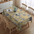 thumbnail image 2 of Pioneer Flower Floral Print Pattern Rectangle Tablecloth 60"x84",Waterproof Polyester Rectangle Table Cloth, Wipeable Spillproof Polyester Tablecloth for Dining, Camping, Indoor and Outdoor, 2 of 5
