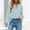 *Light Blue, variant on ClodeEU Women's Long Ruffle Sleeved V Neck Shirt ,Loose Casual Blouses,Solid Color Shirt Top Light Blue,Womens Plus S