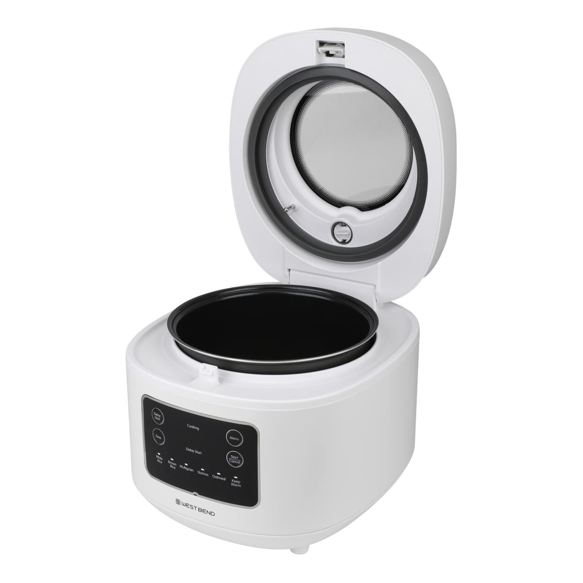 West Bend Programmable 12-Cup Multi-Function Rice & Grain Cooker- White