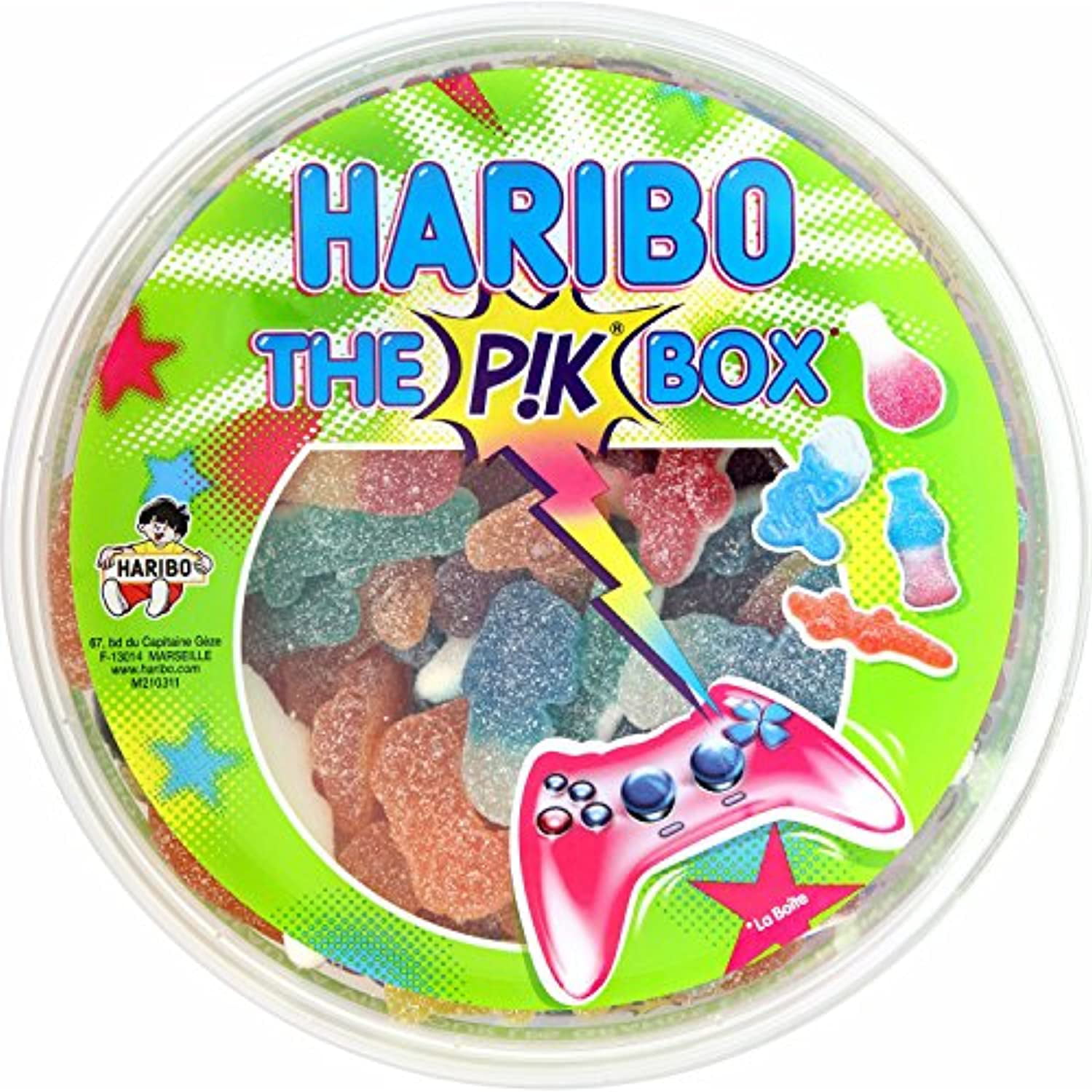Haribo - The Pik Box 803Gr Haribo Bonbon Bonbon Acidulé - Mister Bonbon