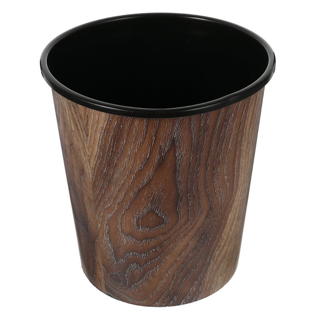 Cesto de basura de grano de plástico para el hogar, bote de basura, bote de basura de plástico para oficina, contenedor de basura para baño