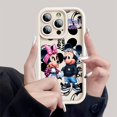 thumbnail image 3 of Disney-funda suave de Mickey y Minnie Mouse para iPhone, carcasa bonita para modelos 16, 13 Mini, SE, 15ProMax, 14 Plus, 12 Pro, 11 Pro, 8, 7, XR, XS Max, 3 of 5