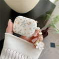 thumbnail image 5 of Protective Floral Case Cover with Pendant Portable Shockproof Women Girls with Keychain For Apple Airpods Pro 4/3/2/1 Charging Case For iPhone Earphone Accessories Case, 5 of 8