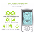 thumbnail image 4 of Electroestimulador Tens/ems De Pulso Recargable 36 Modos, Color Plateado, 4 of 4