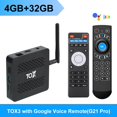 thumbnail image 1 of 2023 TOX3 Amlogic S905X4 4GB 32GB TV BOX Android 11 Wifi 1000M BT 4K Reproductor multimedia Soporte Dolby Atmos AV1 DLNA Tan Jianjun  unisex, 1 of 2